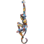 Wall Object Hanging Ape Colorful 17x67cm