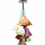 Pendant Lamp Saloon Flowers 9-lite