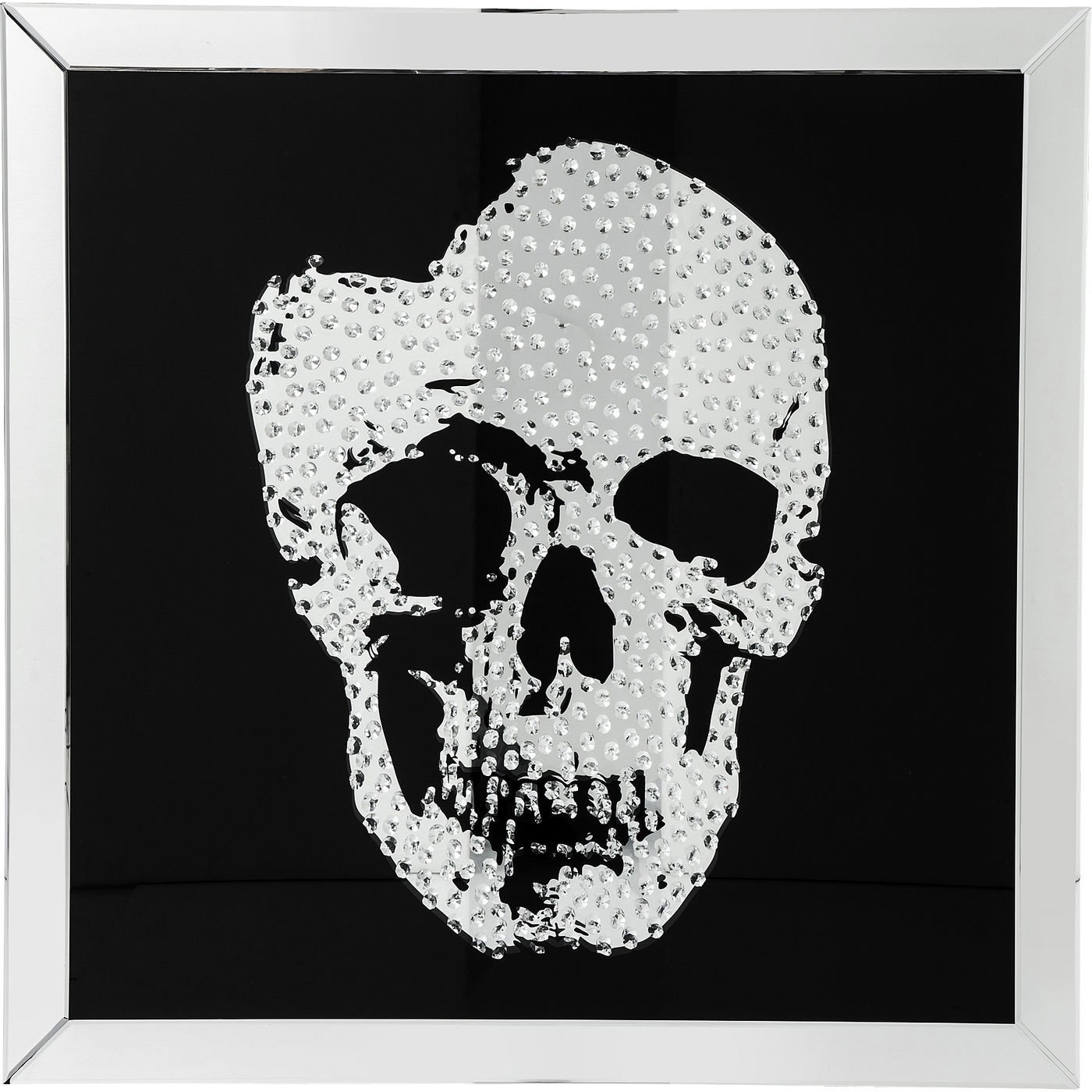 KARE-36793-1400x1400 Picture Frame Mirror Skull 100x100cm - Image 1