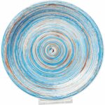 Plate Swirl Blue Ø27cm