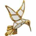 Wall Object Hummingbird Mirror 27x32cm