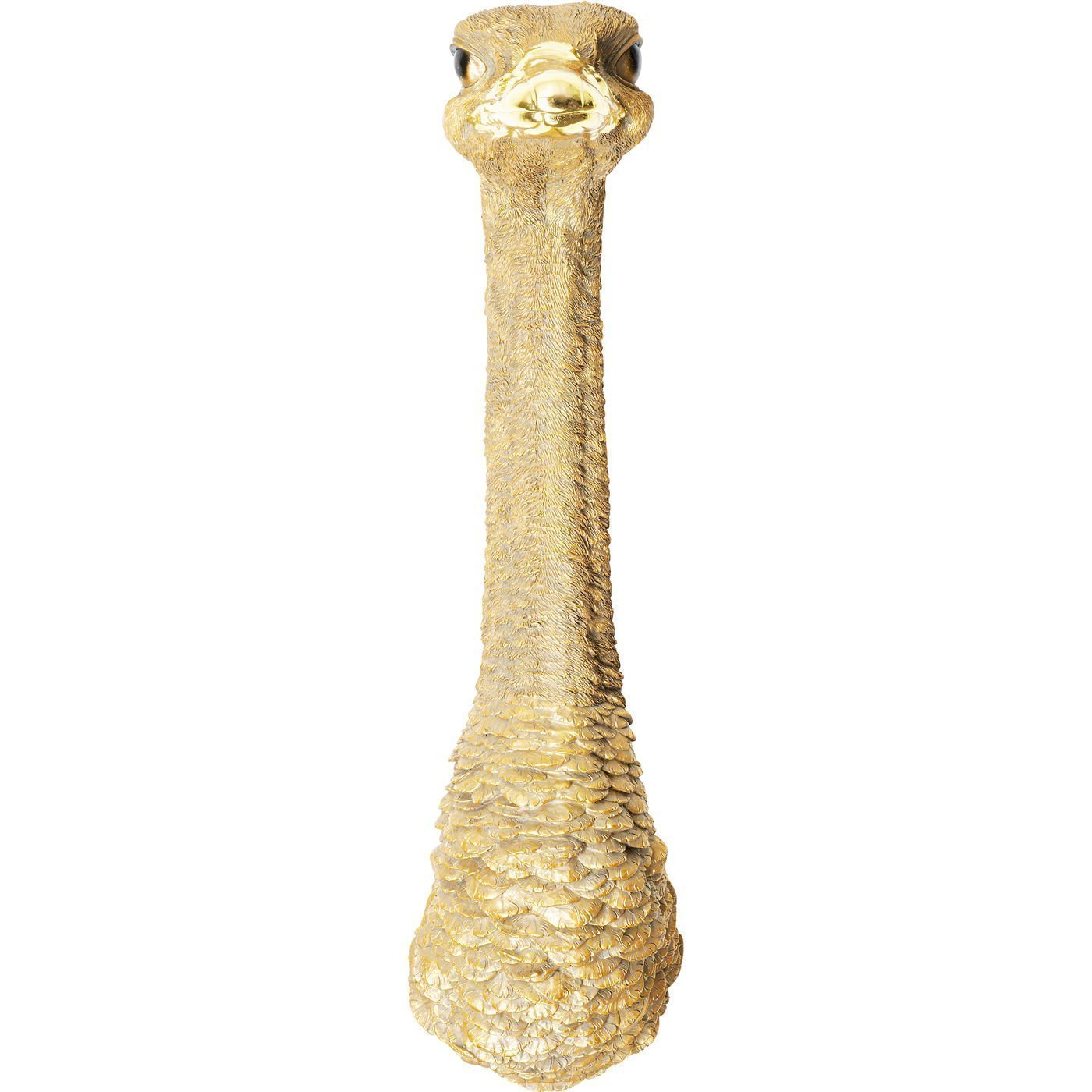 KARE-51492-1400x1400 Wall Object Ostrich Gold 19x72cm - Image 1
