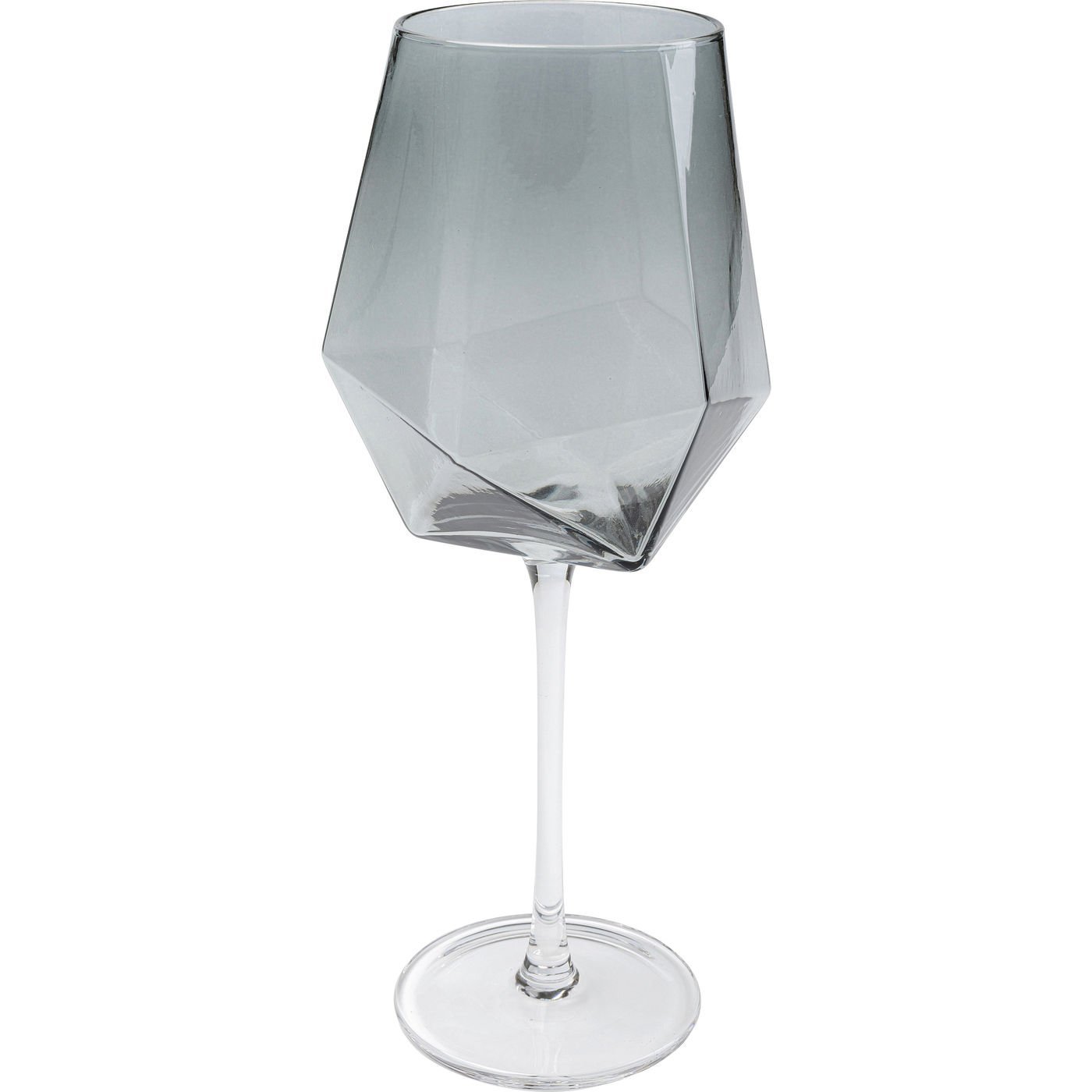 KARE-52216-1400x1400 Wine Glass Diamond Smoke - Image 1