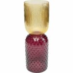 Vase Marvelous Duo Yellow Purple 38cm