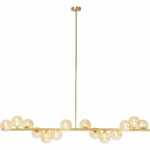 Pendant Lamp Scala Balls Brass 155cm