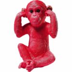 Money Box Monkey Kikazaru Red