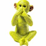 Money Box Monkey Iwazaru Lime