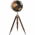 Deco Object Globe Earth Black