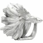 Deco Figurine Betta Fish Silver Small