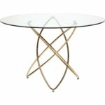 Table Molekular Gold Ø120cm