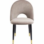 Chair Iris Velvet Taupe (2/Set)