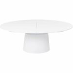 Extension Table Benvenuto White Matt 200(50)x110cm