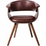 Chair with Armrest Monaco Nougat