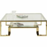 Coffee Table Gold Rush 120x120cm