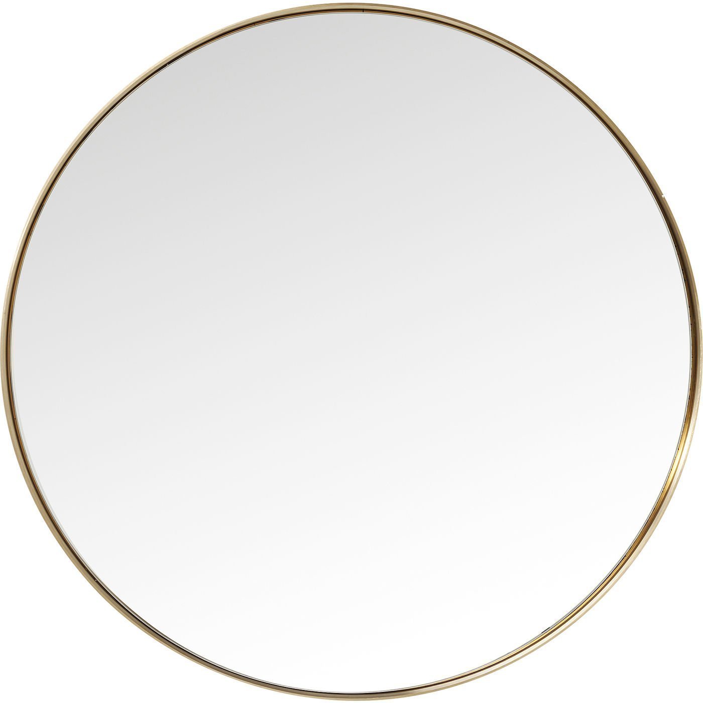 KARE-82718-1400x1400 Wall Mirror Curve Brass Ø100cm - Image 1