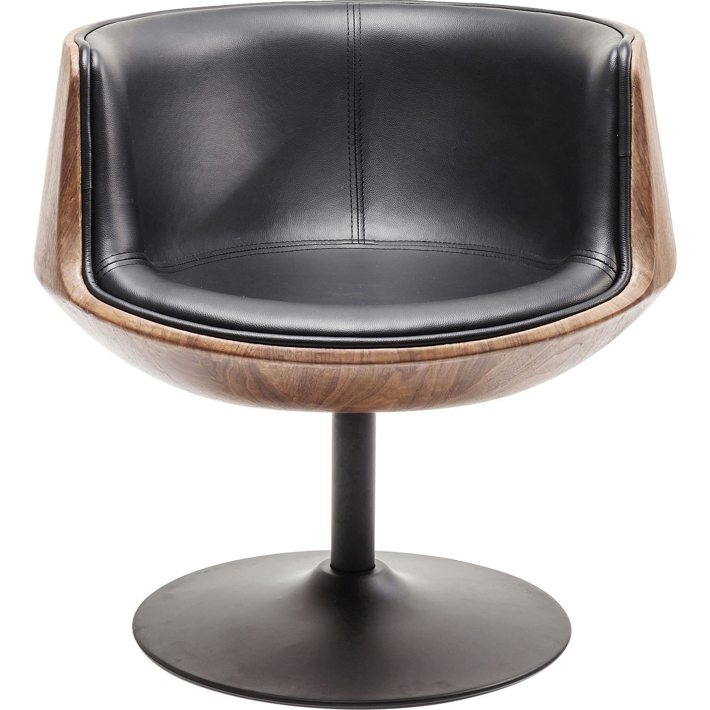 KARE-82994-1400x1400 Swivel Armchair Club Walnut - Image 1