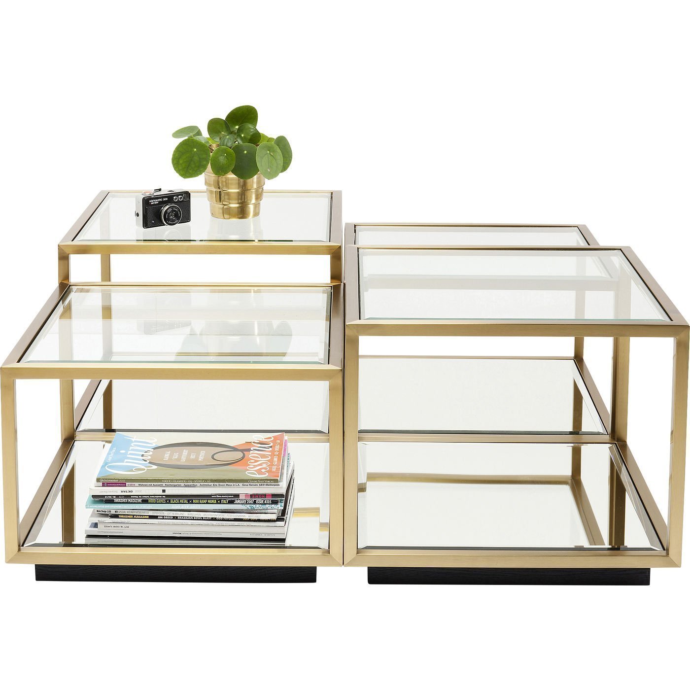 KARE-83104-1400x1400 Coffee Table Luigi Gold (4/Set) - Image 1