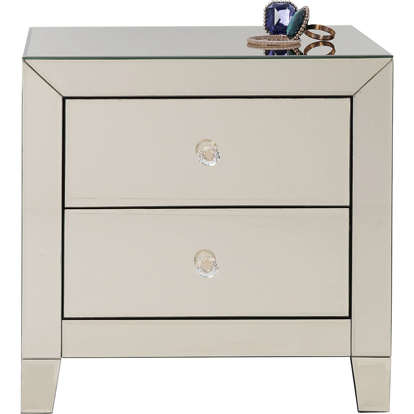 KARE-83890-1400x1400 Dresser Small Luxury Pearl 2 Drawers - Image 1