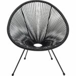 Armchair Acapulco Mono Black