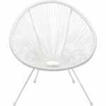 Armchair Acapulco Mono White