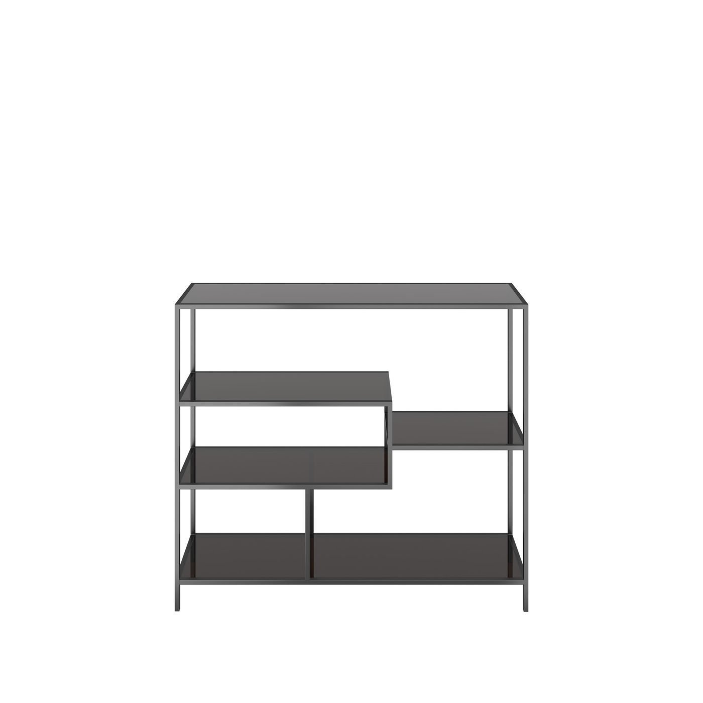 KARE-84125-1400x1400 Shelf Loft Black 115x100cm - Image 1