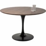 Table Invitation Set Walnut Black Ø120cm