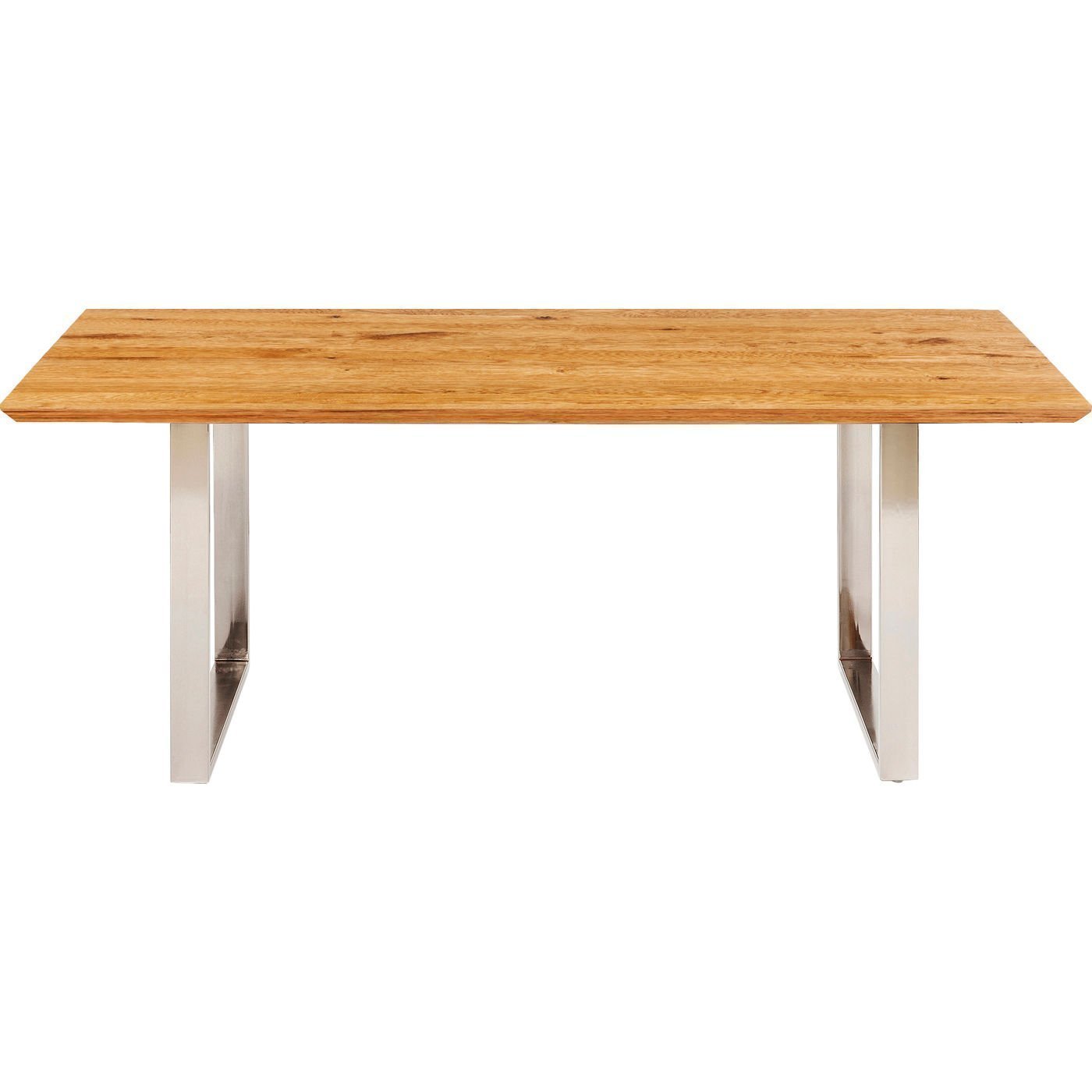 KARE-84592-1400x1400 Table Symphony Oak Chrome 160x80 - Image 1