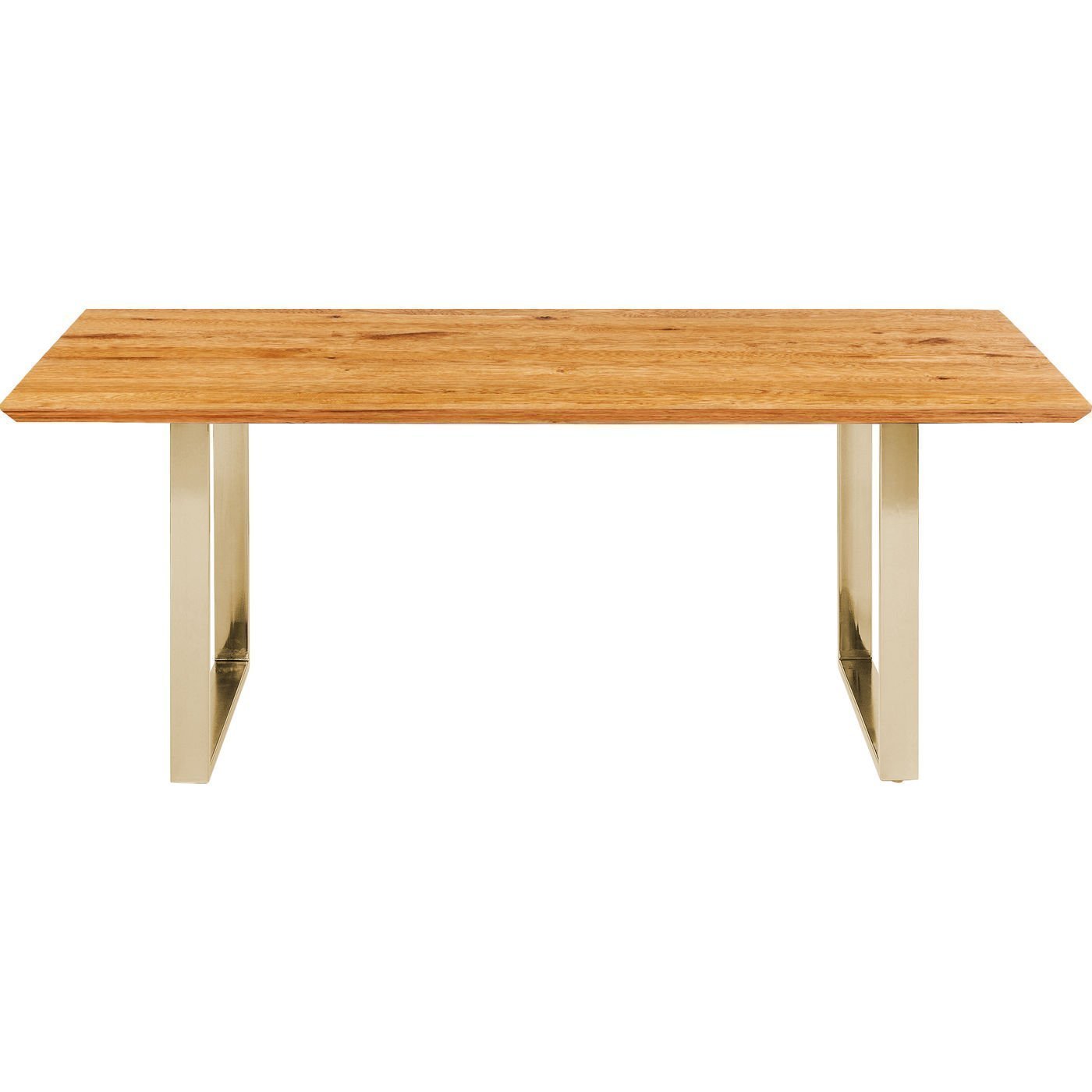 KARE-84596-1400x1400 Table Symphony Oak Brass 160x80 - Image 1