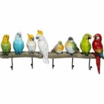 Coat Rack Exotic Birds