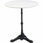 Bistro Table Kaffeehaus Round White Ø60cm