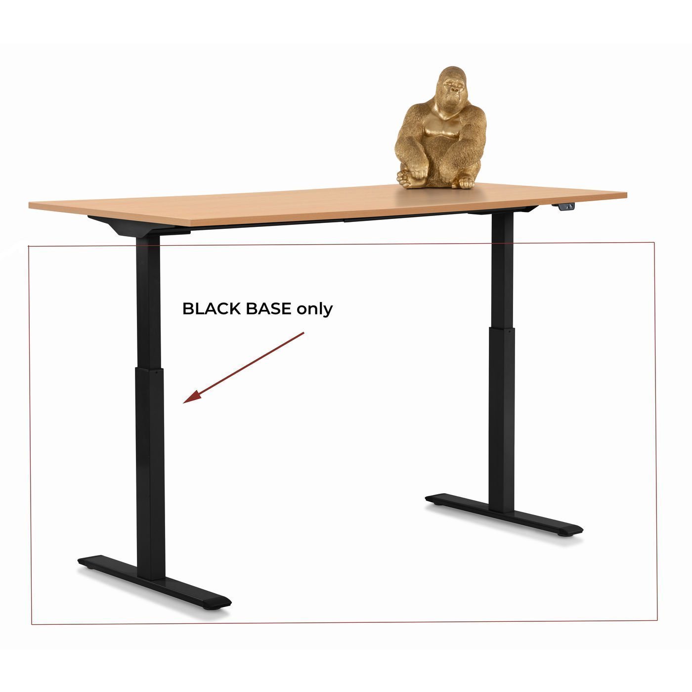 KARE-14474-1400x1400 Base Tavola Office Black Smart - Image 1
