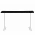 Desk Office Smart White Black 140x70