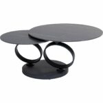 Coffee Table Beverly Black 133x80cm