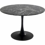 Table Veneto Marble Black Ø110cm