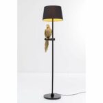 Floor Lamp Animal Parrot Gold 176cm