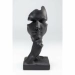 Deco Object Quiet Face Black 31cm
