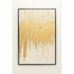 Framed Picture Abstract White 80x120cm