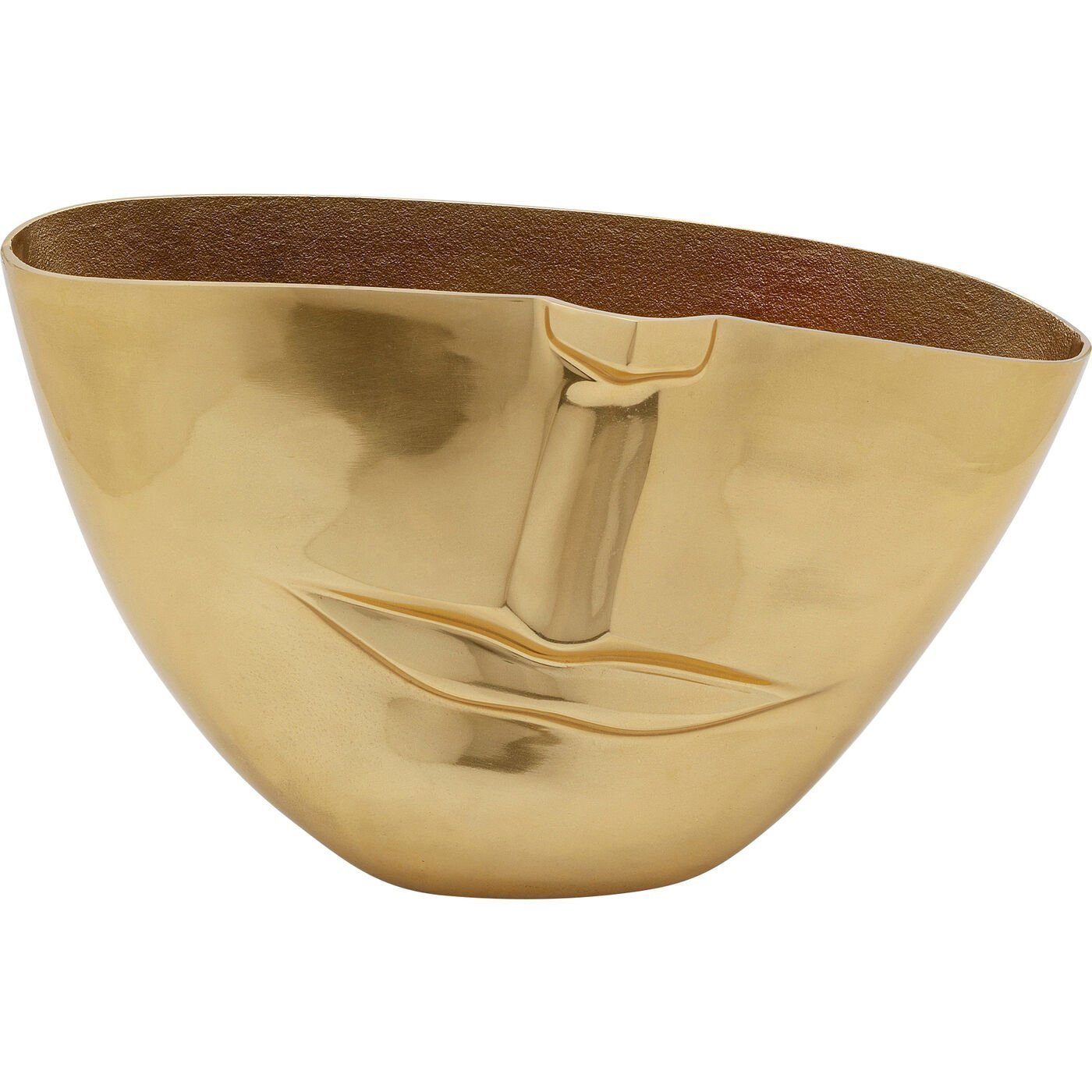 KARE-53915-1400x1400 Vase Half Face Gold 46cm - Image 1
