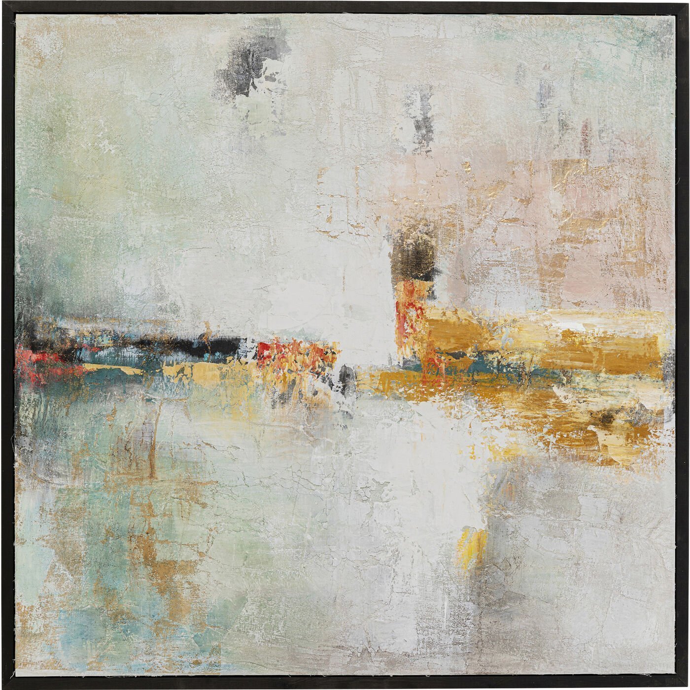 KARE-54194-1400x1400 Framed Picture Dust Gold 120x120cm - Image 1