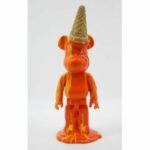 Deco Figurine Gelato Bear Orange 40cm