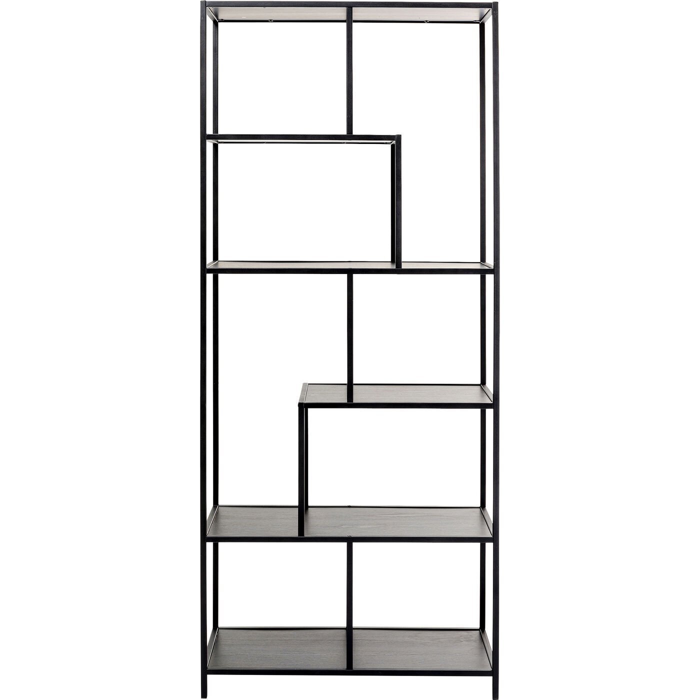 KARE-86343-1400x1400 Shelf Loftie Black 77x185cm - Image 1
