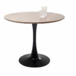 Table Schickeria Walnut Black Ø80cm