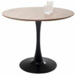 Table Schickeria Walnut Black Ø110cm