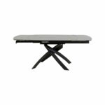 Extension Table Twist Black 120(30+30)x90cm