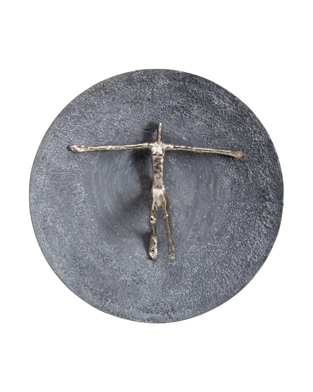 55154 a Wall Object Umano Silver Ø60cm - Image 1