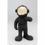 Deco Figurine Welcome Astronaut Black 27cm