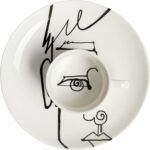 Coffee Cup with saucer Viso Uomo