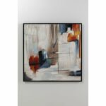 Framed Picture Visione Obliquo 100x100cm