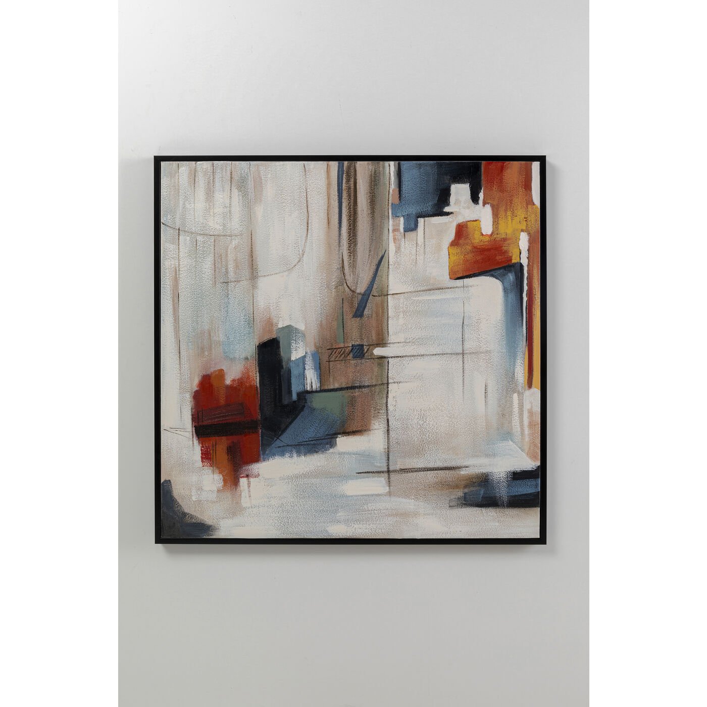 KARE-55431-1400x1400 Framed Picture Visione Obliquo 100x100cm - Image 1