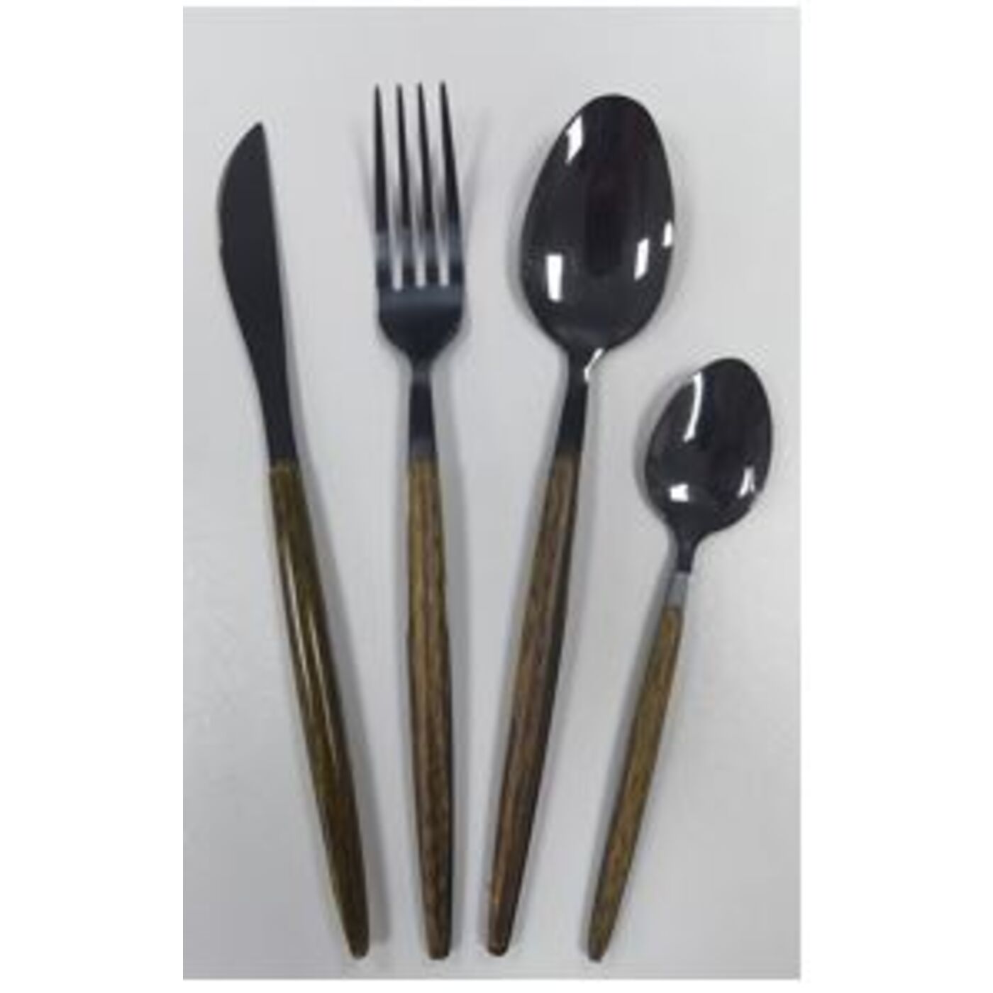 KARE-55624-1400x1400 Cutlery Paris Black Matt (16/part) - Image 1